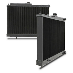 Gravity 45mm High Flow Radiator (Black) for Nissan Skyline R33 R34 GTST / GT-T / GTR (93-98)